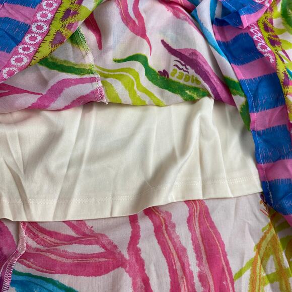 Her Destiny Tropical Voluminous Maxi Skirt Women M Rainbow Vacay Paradise NWT - Picture 7 of 15